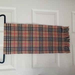 Authentic Burberry Classic 100% Cashmere Scarf - image 1